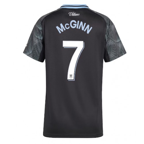 Stroje piłkarskie Aston Villa John McGinn #7 Koszulka Wyjazdowej dla damskie 2025-26 Krótki Rękaw